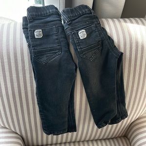 Black western 24M twin jeans